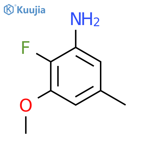2-Fluoro-3-methoxy-5-methylaniline structure
