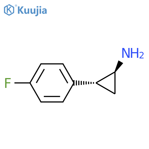 (1S,2R)-2-(4-fluorophenyl)cyclopropan-1-amine structure