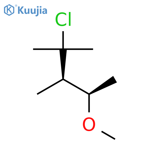 Pentane, 2-chloro-4-methoxy-2,3-dimethyl-, (R*,R*)- structure