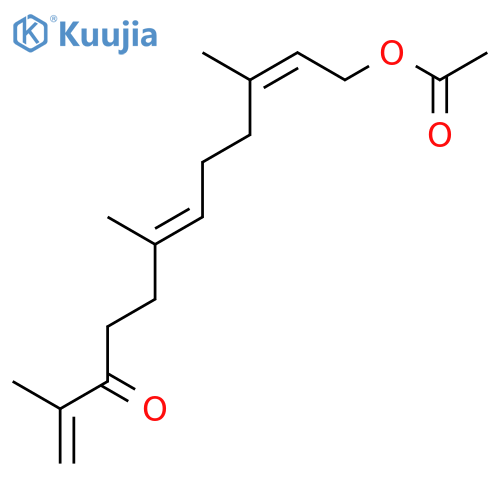 1,6,10-Dodecatrien-3-one, 12-(acetyloxy)-2,6,10-trimethyl-, (E,Z)- structure