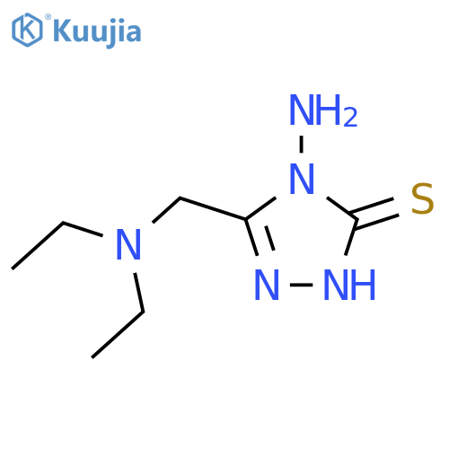 4-Amino-5-(diethylamino)methyl-4H-1,2,4-triazole-3-thiol structure