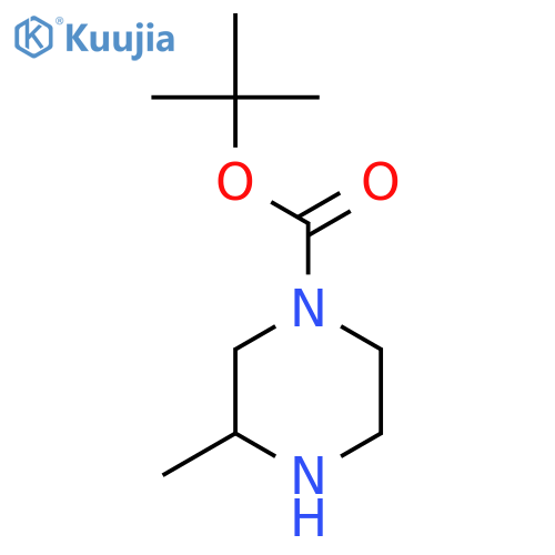Tert-butyl 3-methylpiperazine-1-carboxylate structure