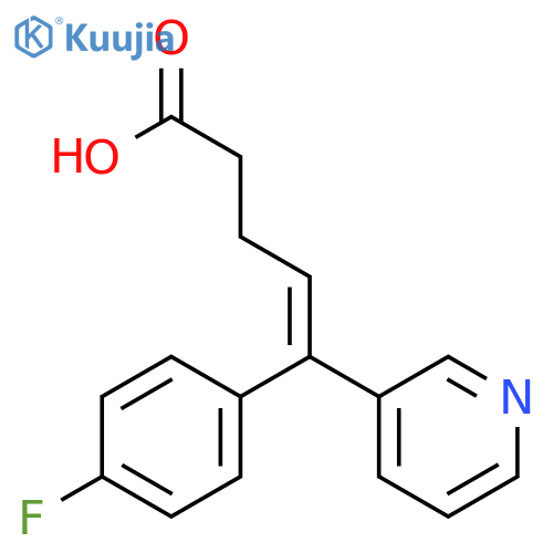 4-Pentenoic acid, 5-(4-fluorophenyl)-5-(3-pyridinyl)-, (Z)- structure