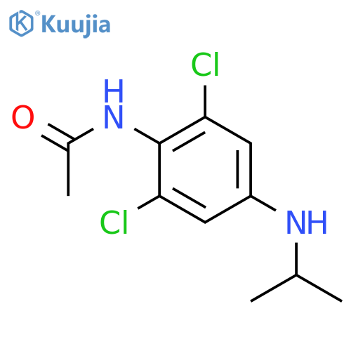 Acetamide, N-[2,6-dichloro-4-[(1-methylethyl)amino]phenyl]- structure