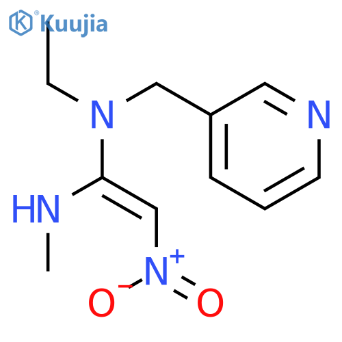 1,1-Ethenediamine, N-ethyl-N'-methyl-2-nitro-N-(3-pyridinylmethyl)- structure