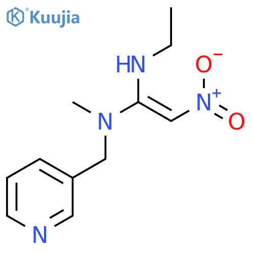 1,1-Ethenediamine, N'-ethyl-N-methyl-2-nitro-N-(3-pyridinylmethyl)- structure