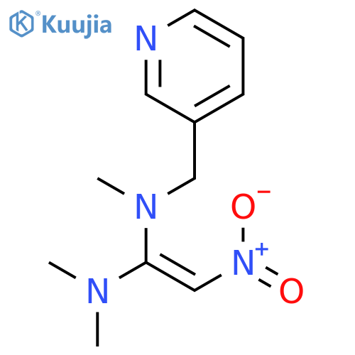 1,1-Ethenediamine, N,N,N'-trimethyl-2-nitro-N'-(3-pyridinylmethyl)- structure