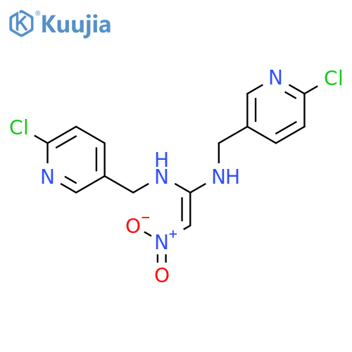 1,1-Ethenediamine, N,N'-bis[(6-chloro-3-pyridinyl)methyl]-2-nitro- structure