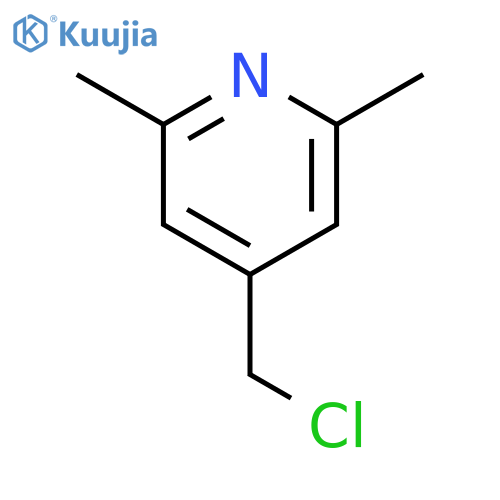 4-(Chloromethyl)-2,6-dimethylpyridine structure