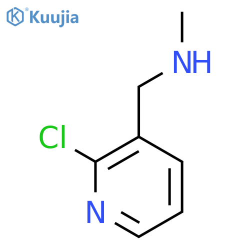 1-(2-Chloropyridin-3-yl)-n-methylmethanamine structure