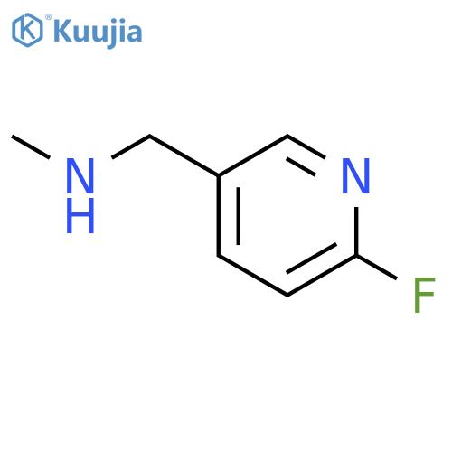 (6-fluoropyridin-3-yl)methyl(methyl)amine structure