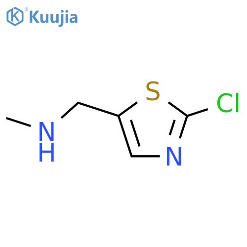 [(2-chloro-1,3-thiazol-5-yl)methyl](methyl)amine structure
