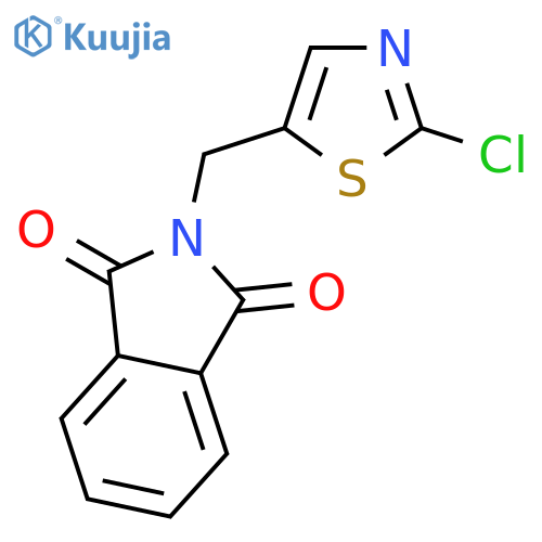 2-(2-Chloro-1,3-thiazol-5-yl)methyl-1H-isoindole-1,3(2H)-dione structure