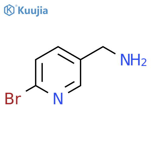(6-bromo-3-pyridyl)methanamine structure