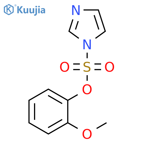 1H-Imidazole-1-sulfonic acid, 2-methoxyphenyl ester structure