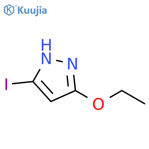 3-ethoxy-5-iodo-1H-pyrazole structure