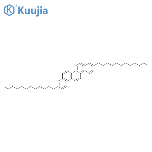 Picene, 3,10-didodecyl- structure