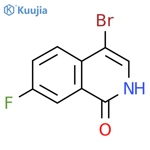 4-Bromo-7-fluoro-1,2-dihydroisoquinolin-1-one structure