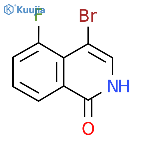 4-Bromo-5-fluoroisoquinolin-1(2H)-one structure