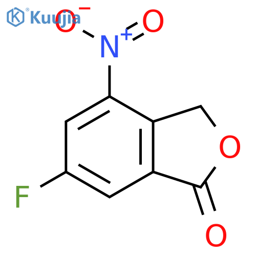 6-fluoro-4-nitro-3H-isobenzofuran-1-one structure