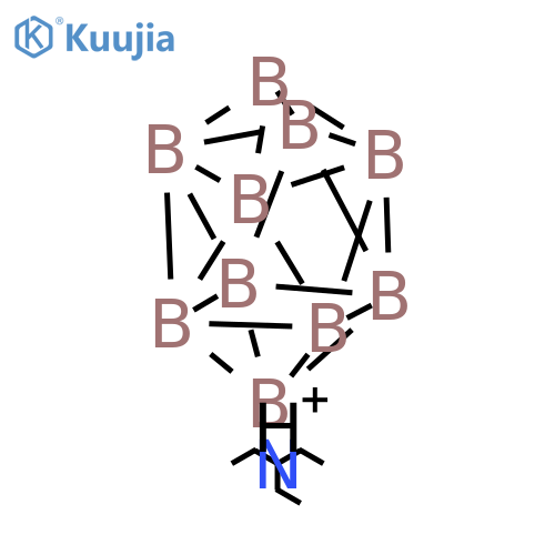 Bis(triethylammonium)decahydrodecaborate structure