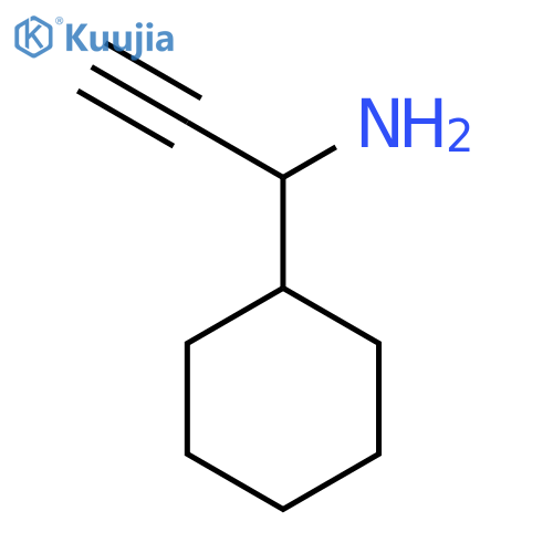 1-Cyclohexylprop-2-yn-1-amine structure