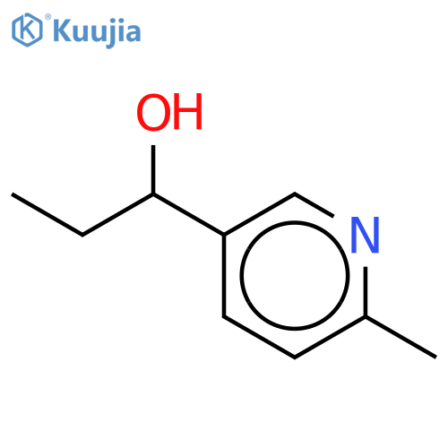 a-ethyl-6-methyl-3-Pyridinemethanol structure