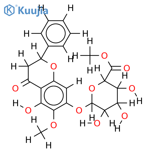 dihydrooroxylin 7-O-glucuronide-6'-methyl ester structure