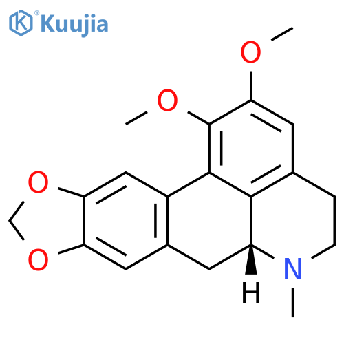 (R)-1,2-Dimethoxy-6-methyl-5,6,6a,7-tetrahydro-4H-1,3dioxolo4',5':4,5benzo1,2-gbenzodequinoline structure