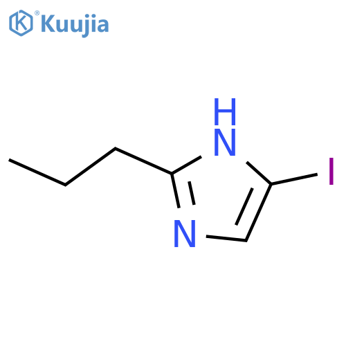 4-iodo-2-propyl-1H-imidazole structure