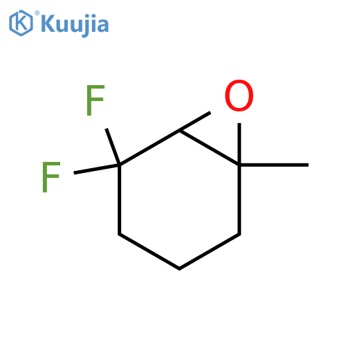 5,5-difluoro-1-methyl-7-oxabicyclo4.1.0heptane structure