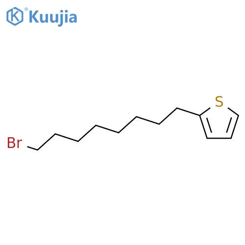 Thiophene, 2-(8-bromooctyl)- structure
