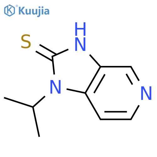 1,3-dihydro-1-(1-methylethyl)-2H-Imidazo[4,5-c]pyridine-2-thione structure