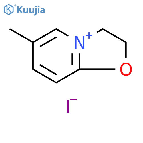 2,3-dihydro-6-methyl-Oxazolo[3,2-a]pyridin-4-ium iodide structure