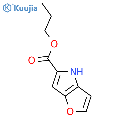 4H-Furo[3,2-b]pyrrole-5-carboxylic acid propyl ester structure