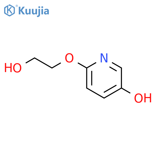 6-(2-hydroxyethoxy)-3-Pyridinol structure