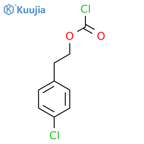 2-(4-chlorophenyl)ethyl chloroformate structure