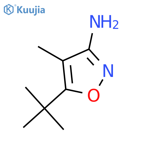 5-tert-Butyl-4-methylisoxazol-3-amine structure