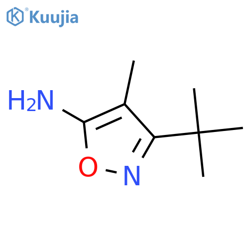5-Isoxazolamine,3-(1,1-dimethylethyl)-4-methyl- structure