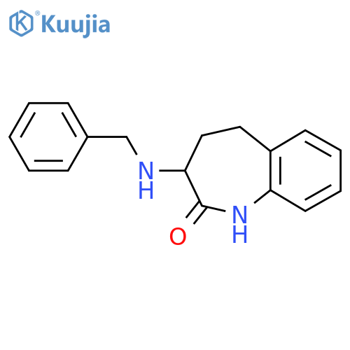3-(Benzylamino)-4,5-dihydro-1H-benzo[b]azepin-2(3H)-one structure