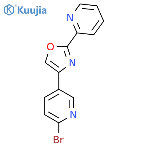 2-(4-(6-Bromopyridin-3-YL)oxazol-2-YL)pyridine structure