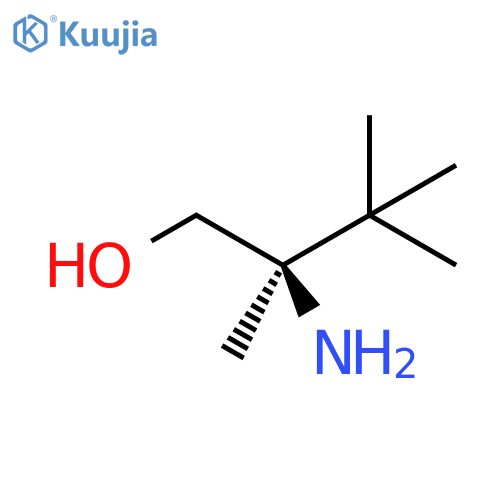 1-Butanol, 2-amino-2,3,3-trimethyl-, (2R)- structure