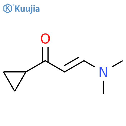 1-cyclopropyl-3-(dimethylamino)prop-2-en-1-one structure