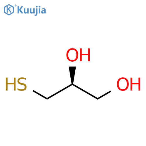 (2S)-3-Mercapto-1,2-propanediol structure