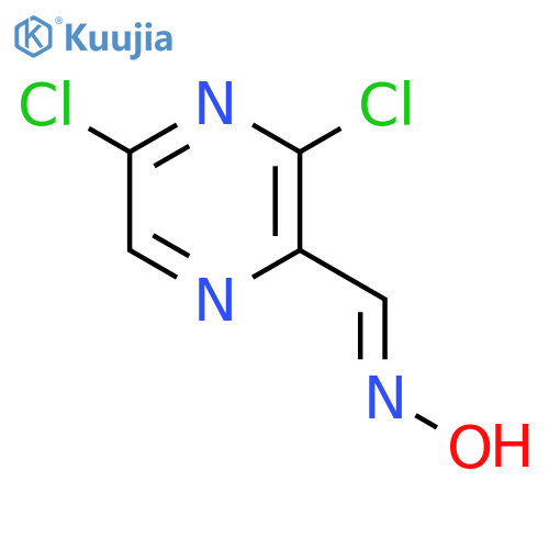 (E)-1-(3,5-dichloropyrazin-2-yl)-N-hydroxymethanimine structure