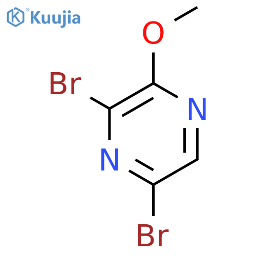 3,5-Dibromo-2-methoxypyrazine structure