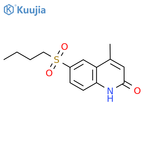 6-(Butylsulfonyl)-4-methylquinolin-2(1H)-one structure