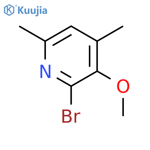 2-Bromo-3-methoxy-4,6-dimethylpyridine structure