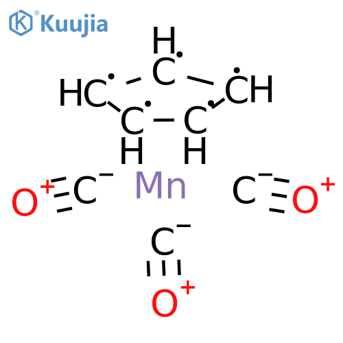 tricarbonyl(η-cyclopentadienyl)manganese structure