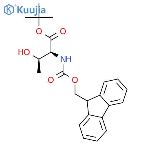 Nα-(9H-Fluoren-9-ylmethoxy)carbonyl-L-threonine tert-Butyl Ester structure
